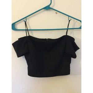 Black 50s Style "Bad Girl" Top