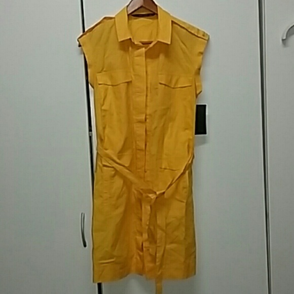 NWT S Zara Basic wrapped dress