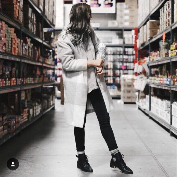 Buffalo Check Wool Coat - Picture 1 of 3