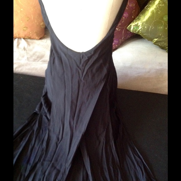 " DUSHESS" BLACK DRESS - Picture 3 of 4