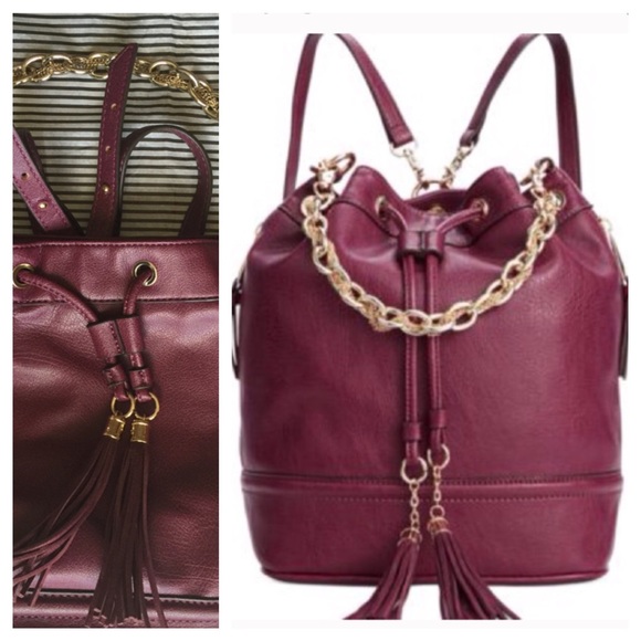 Dolce Vita Handbags - Plum Convertible Shoulder bag/Backpack