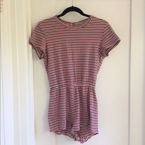 American Apparel Striped Romper
