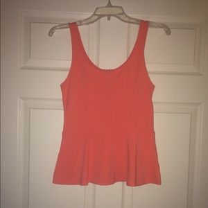 Peplum tank top