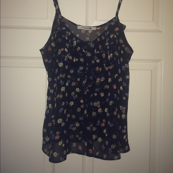 Floral tank top