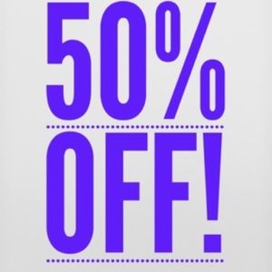50% OFF EVERYTHING this week only-All is Brand New