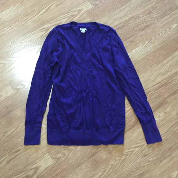 Old navy purple v neck sweater