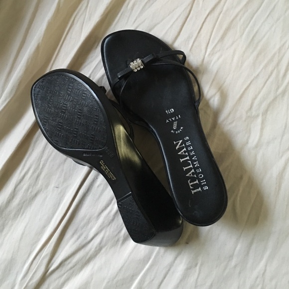 Black heels, never worn