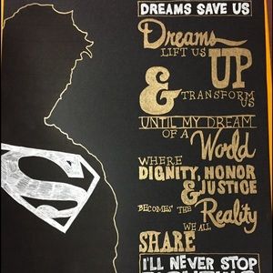 Superman quote design
