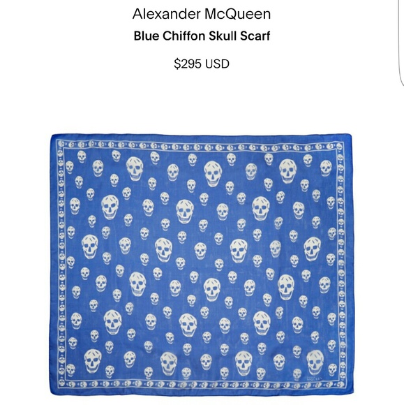 Alexander McQueen Skull Silk Scarf - Picture 4 of 4