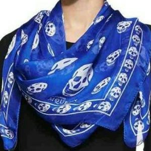 Alexander McQueen Skull Silk Scarf