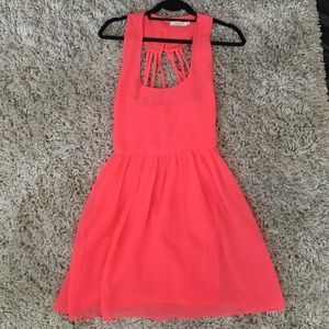 LF pink dress
