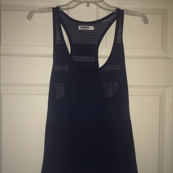 Navy blue tank top - Picture 1 of 2