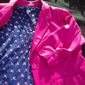 HOT PINK BLAZER