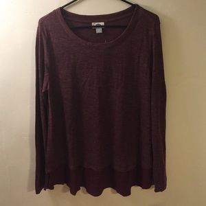 Burgundy sweater