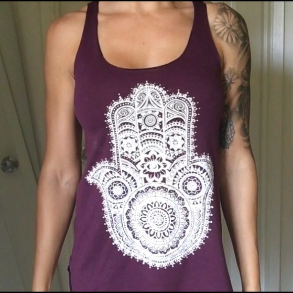 Purple HAMSA shirt