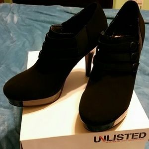 Black Booties size 9
