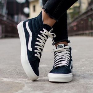 Blue Vans SK8-HI Sneakers. Final price!