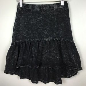 High Waisted Sparkle & Fade Skirt