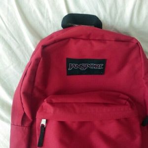 Jansport red backpack