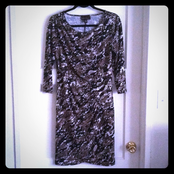 🖤Snakeskin Print Dress