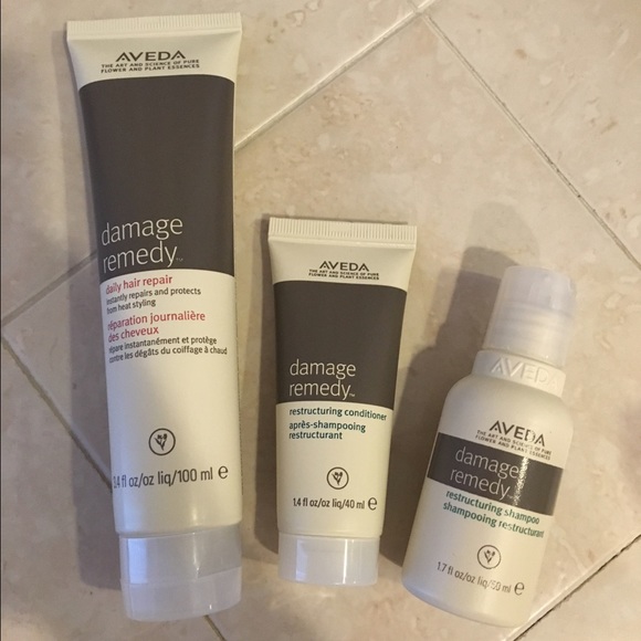 Aveda shampoo, cond, damage control treatment! NIB