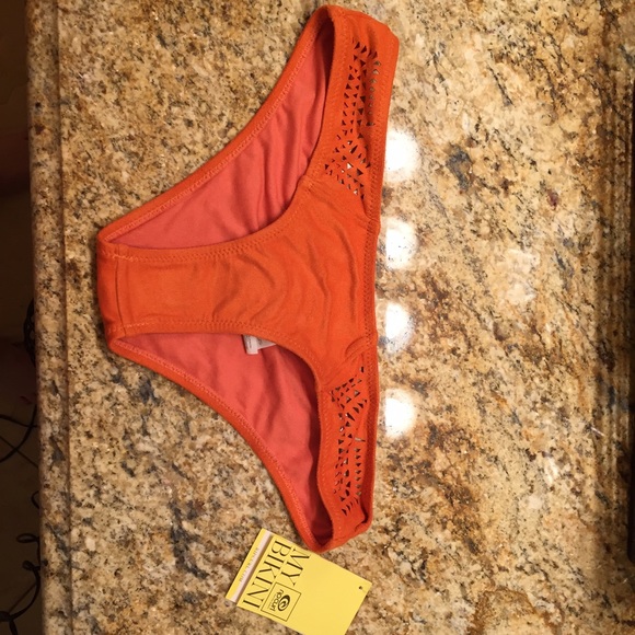 Burnt Orange Bikini Bottoms