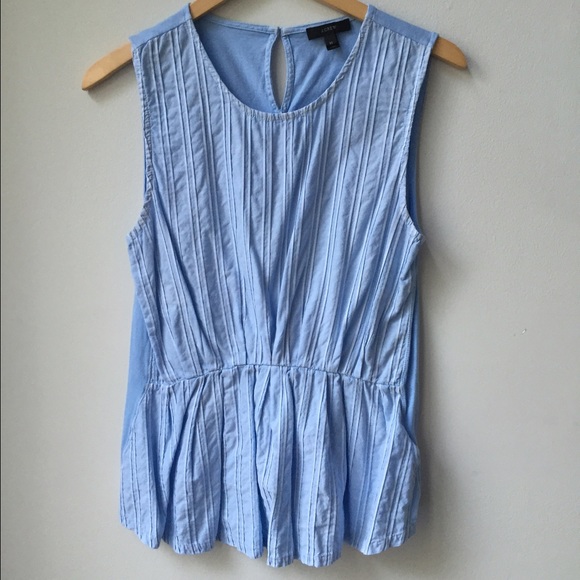 J Crew blue top