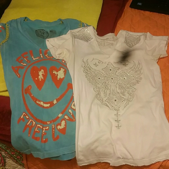 Affliction shirts