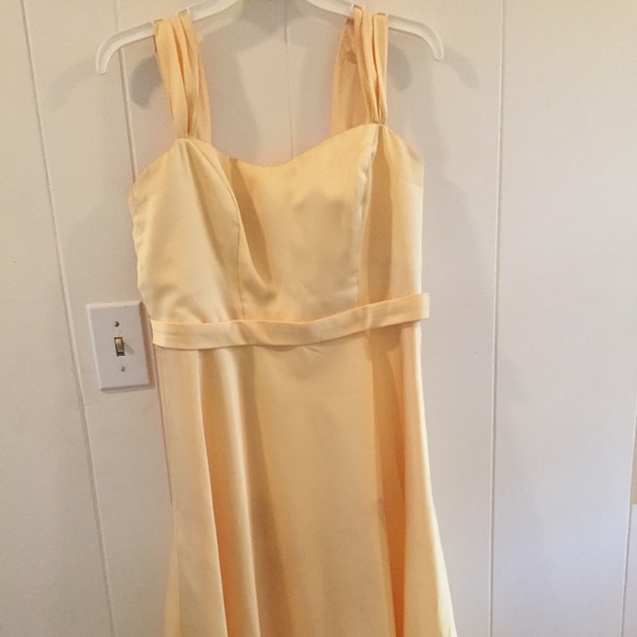 David's Bridal Tea Length Bridesmaid dress