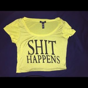 Bundle! Both crop tops with lettering.