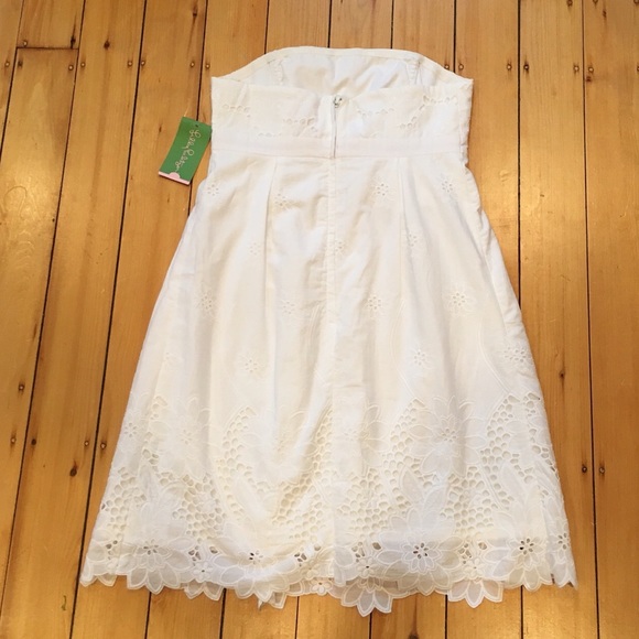*SOLD Lilly Pulitzer Betsey Eyelet Strapless Dress - Picture 3 of 4