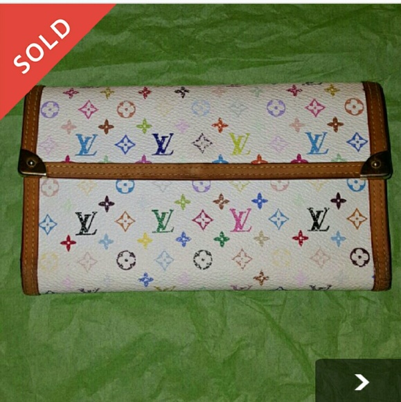 AUTHENTIC LOUIS VUITTON MULTICOLOR WALLET