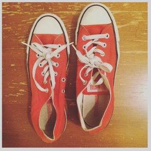 Converse All Star coral shoes. Final price