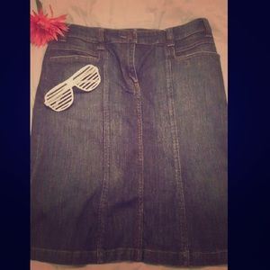 Long NY & Co. Jean Skirt