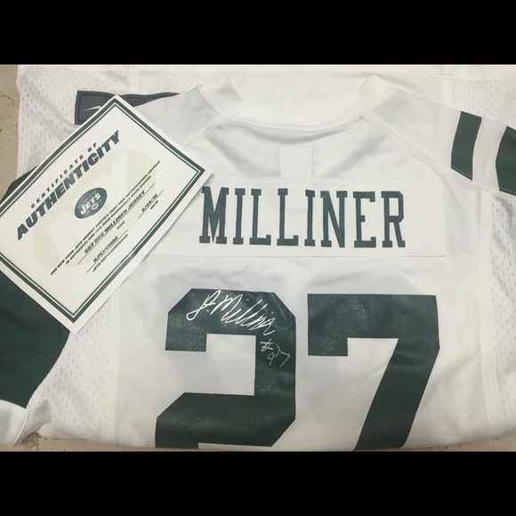 Jets Authentic Dee Milliner Autographed Jersey - Picture 1 of 4