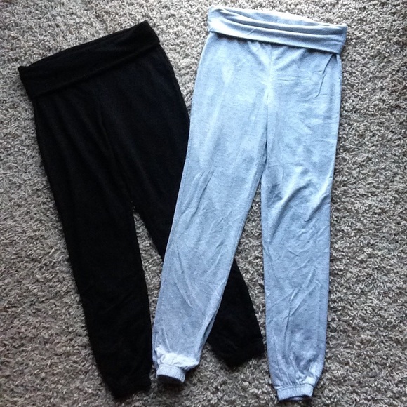Pink Republic Pants - Fold Over Yoga Joggers Ankle Sweat Pants Sz S
