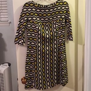 Milly 100% silk shift dress, size 2