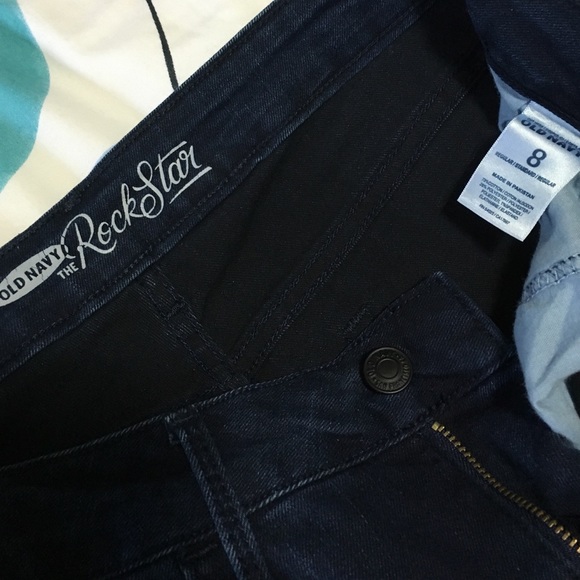 Old navy rock star tuxedo jeans