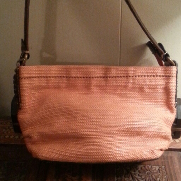 Orange Woven Hemp bag