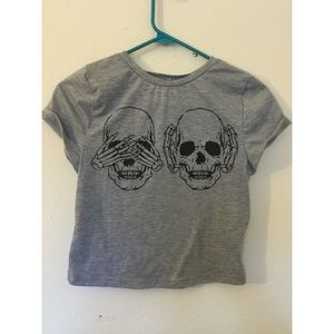 Skull Crop Top