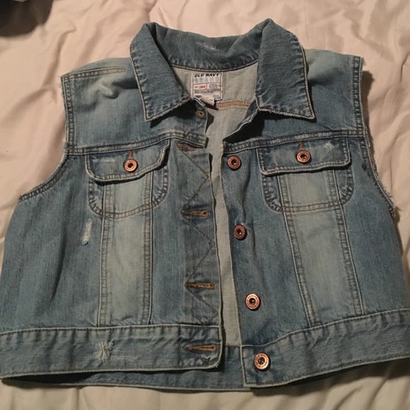 Light denim vest