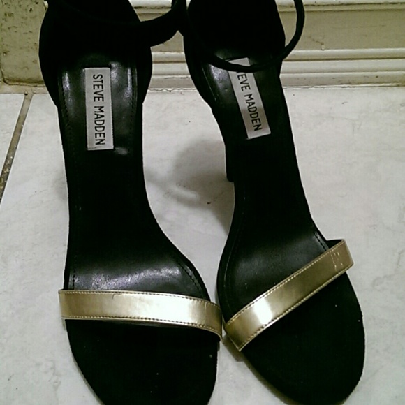 Steve Madden realove black & gold heel - Picture 2 of 4