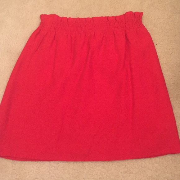 JCrew Factory Red Skirt