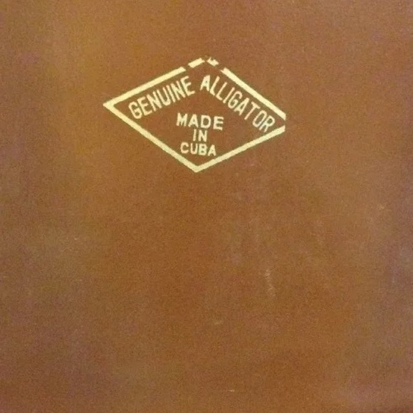 VINTAGE GENUINE ALLIGATOR HANDBAG - Picture 2 of 4