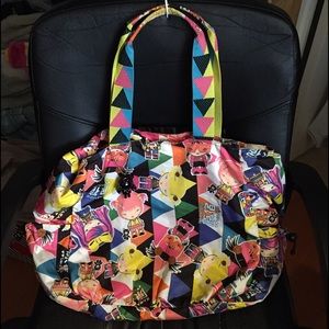 Harajuku Lovers Large Tote Shoulder Hobo Bag Disco