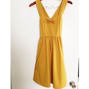 MODCLOTH marigold dress