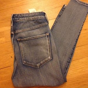 Abercrombie light-wash skinny jeans