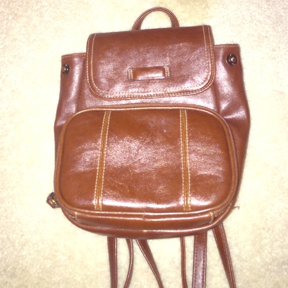 Brown backpack