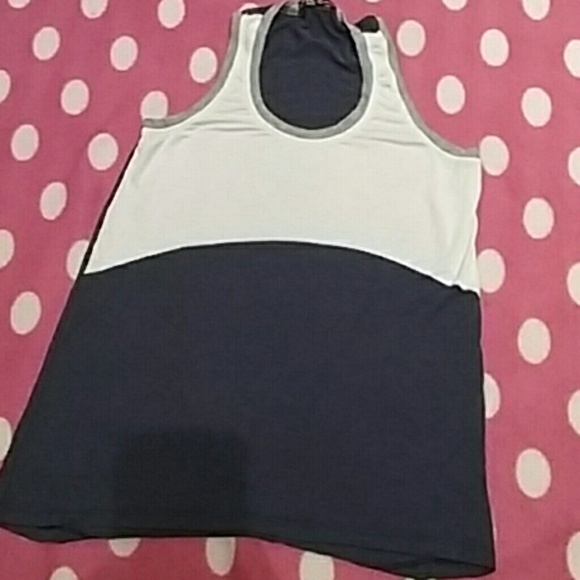 Color block muscle tank