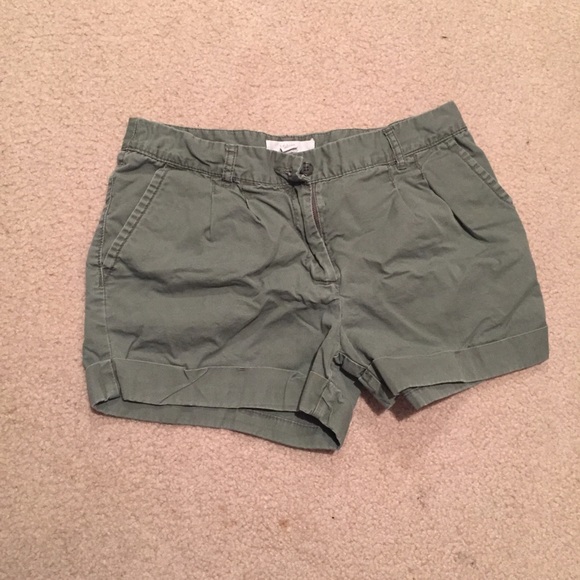 Olive green shorts